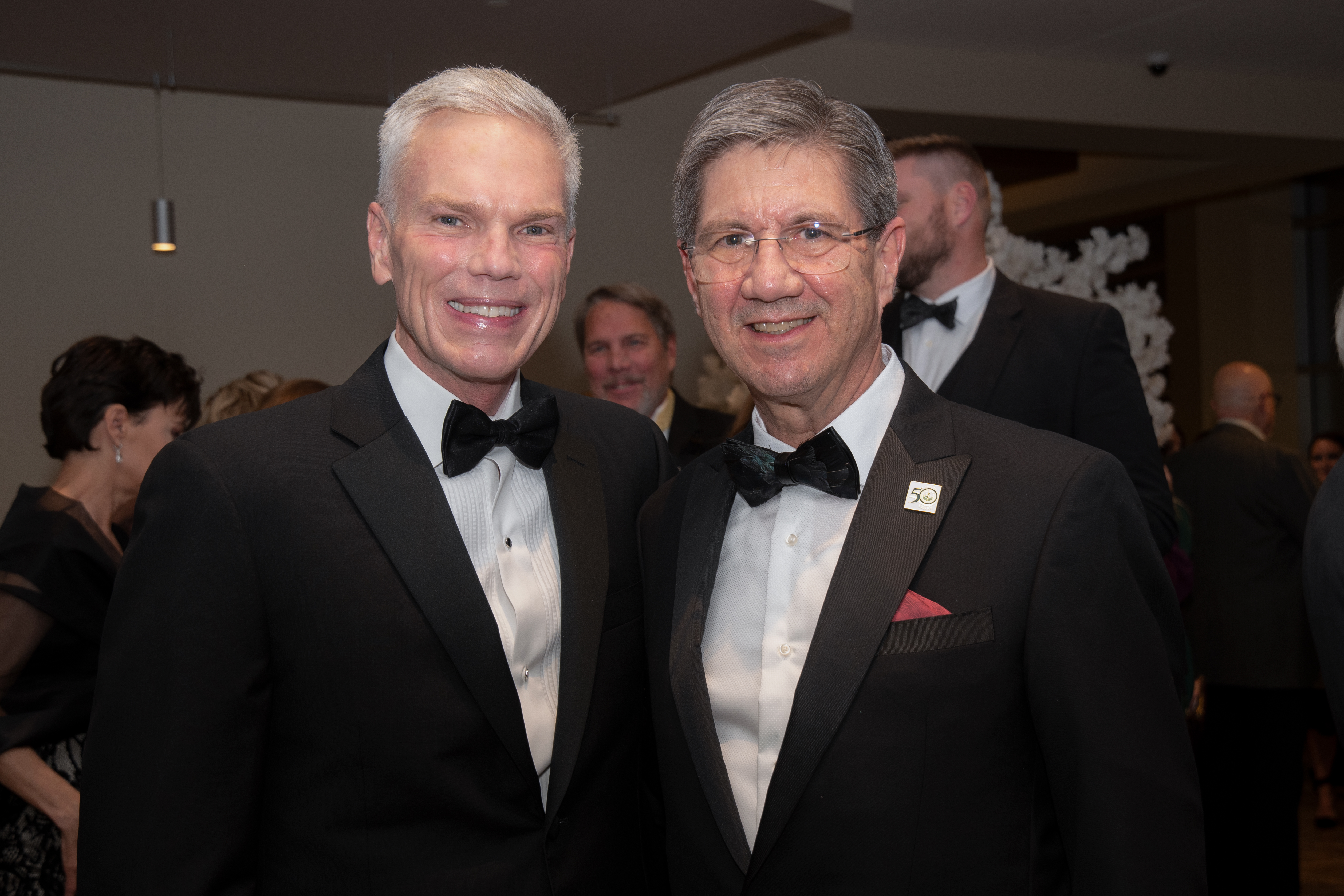 Dr. Nemitz and President Smith at WVSOM's Golden Jubilee