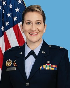 Image of a woman in uniform