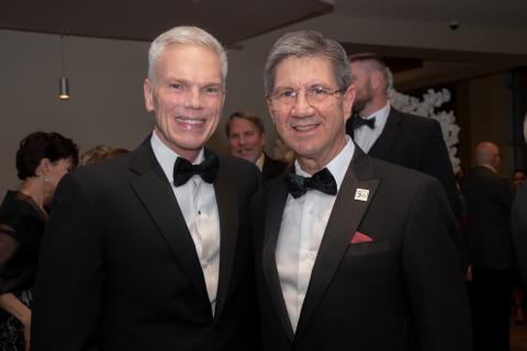 Dr. Nemitz and President Smith at WVSOM's Golden Jubilee